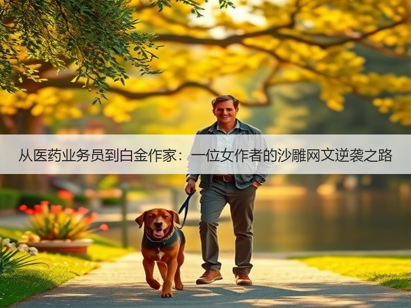 从医药业务员到白金作家：一位女作者的沙雕