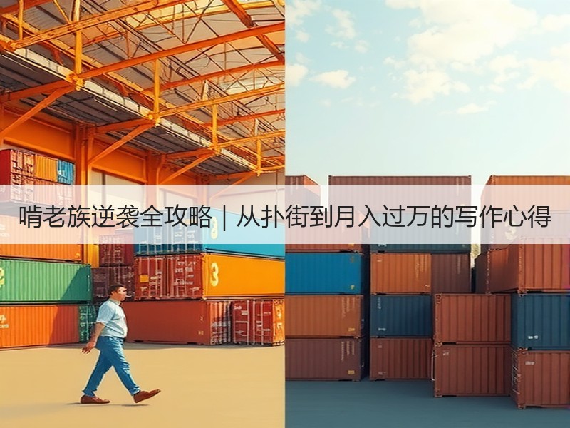 啃老族逆袭全攻略｜从扑街到月入过万的写作