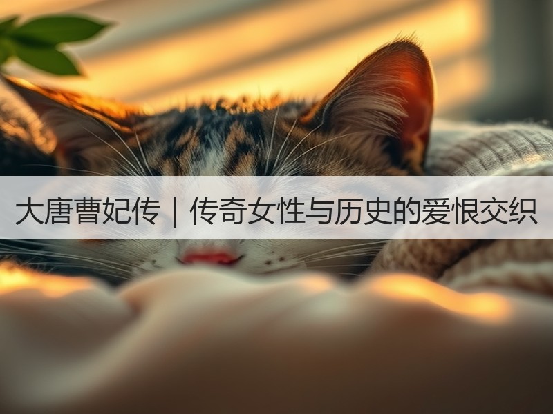 大唐曹妃传｜传奇女性与历史的爱恨交织