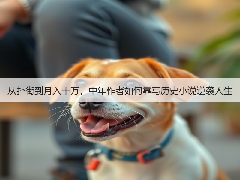 从扑街到月入十万，中年作者如何靠写历史小