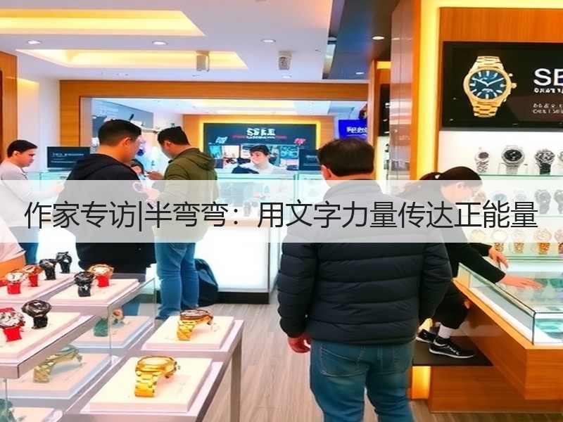 作家专访|半弯弯：用文字力量传达正能量