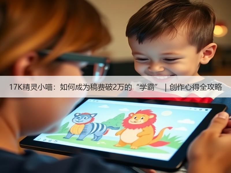 17K精灵小喵：如何成为稿费破2万的“学