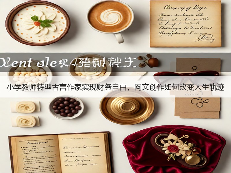 小学教师转型古言作家实现财务自由，网文创