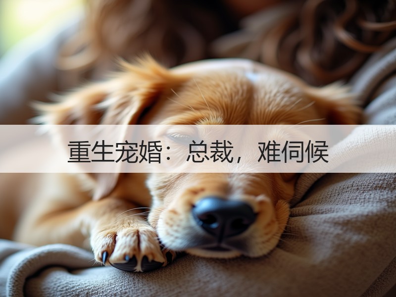 重生宠婚：总裁，难伺候