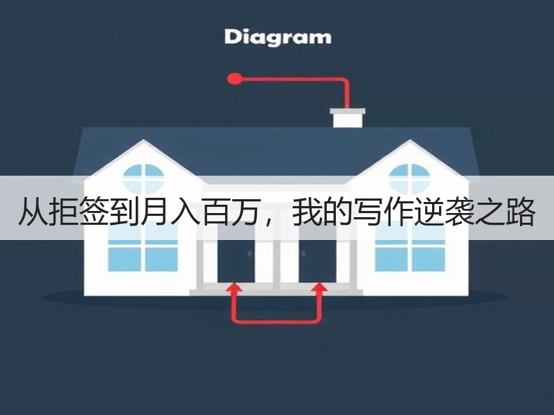 从拒签到月入百万，我的写作逆袭之路