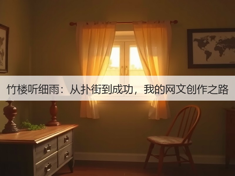 竹楼听细雨：从扑街到成功，我的网文创作之