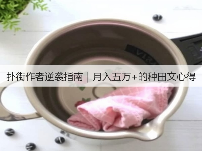 扑街作者逆袭指南｜月入五万+的种田文心得