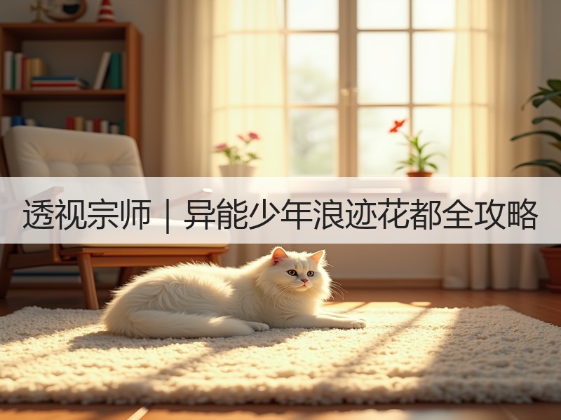透视宗师｜异能少年浪迹花都全攻略