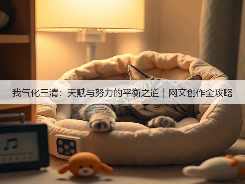 我气化三清：天赋与努力的平衡之道｜网文创
