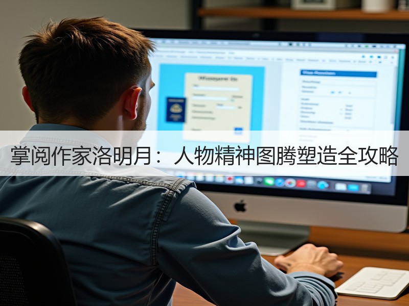 掌阅作家洛明月：人物精神图腾塑造全攻略