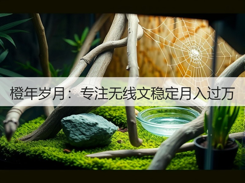 橙年岁月：专注无线文稳定月入过万