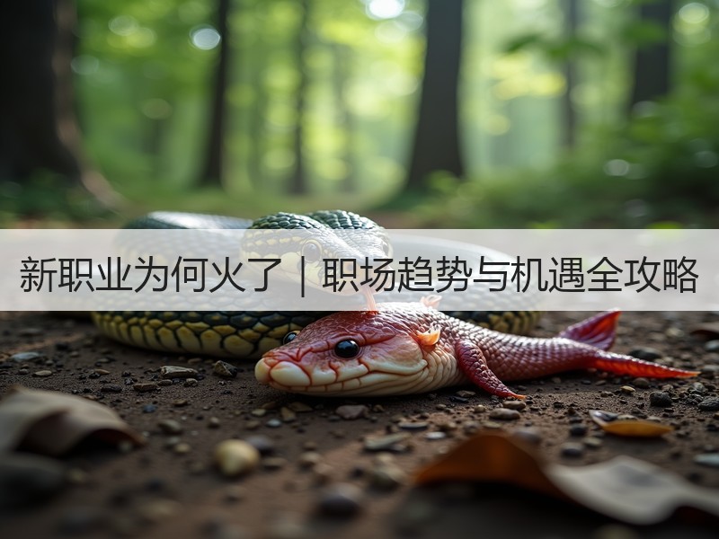 新职业为何火了｜职场趋势与机遇全攻略