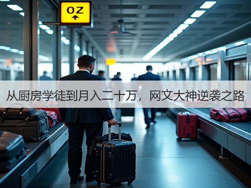 从厨房学徒到月入二十万，网文大神逆袭之路