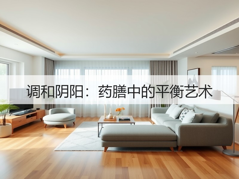 调和阴阳：药膳中的平衡艺术