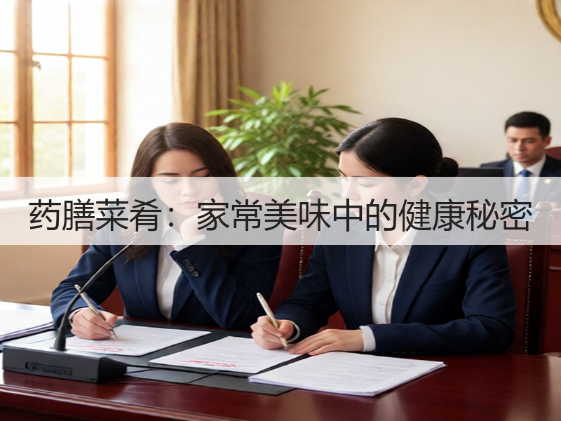 药膳菜肴：家常美味中的健康秘密