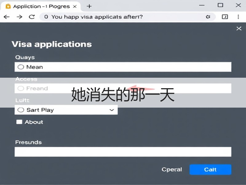 她消失的那一天
