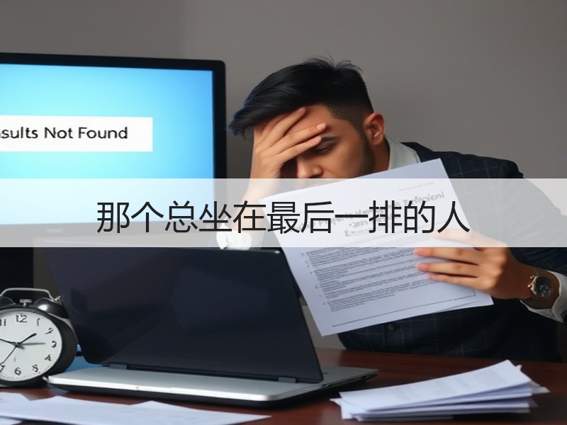 那个总坐在最后一排的人