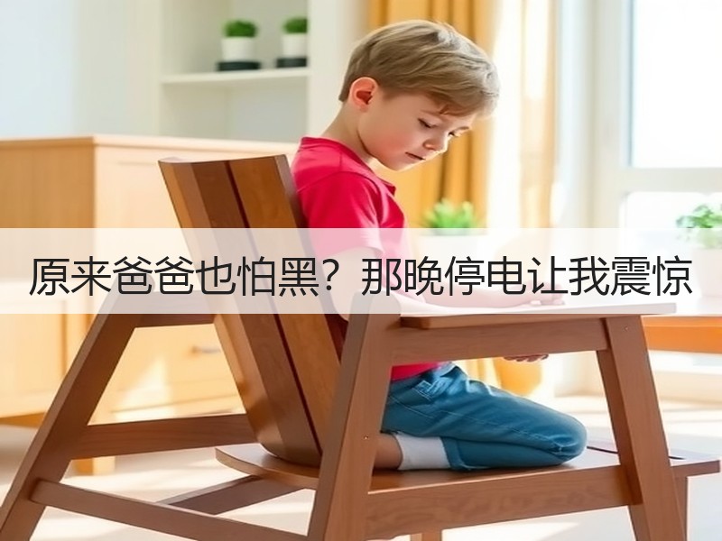 原来爸爸也怕黑？那晚停电让我震惊