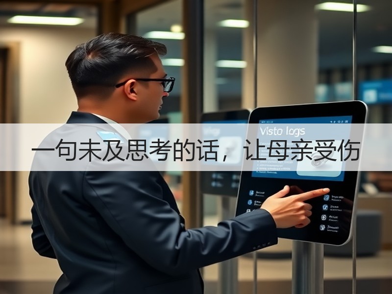 一句未及思考的话，让母亲受伤