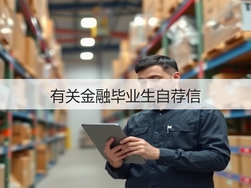 有关金融毕业生自荐信
