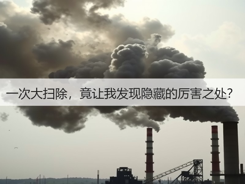 一次大扫除，竟让我发现隐藏的厉害之处？