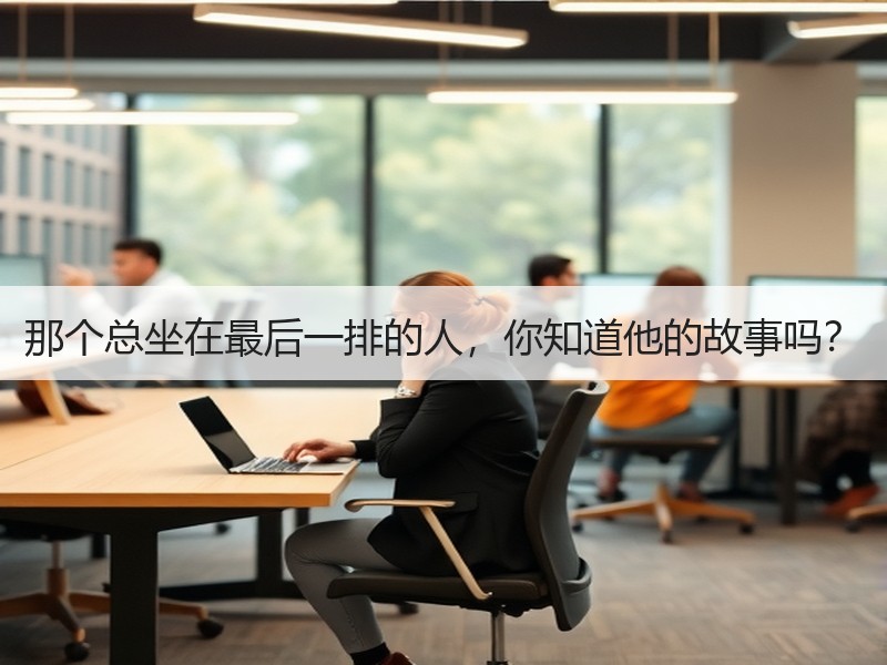 那个总坐在最后一排的人，你知道他的故事吗