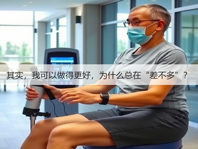 其实，我可以做得更好，为什么总在“差不多