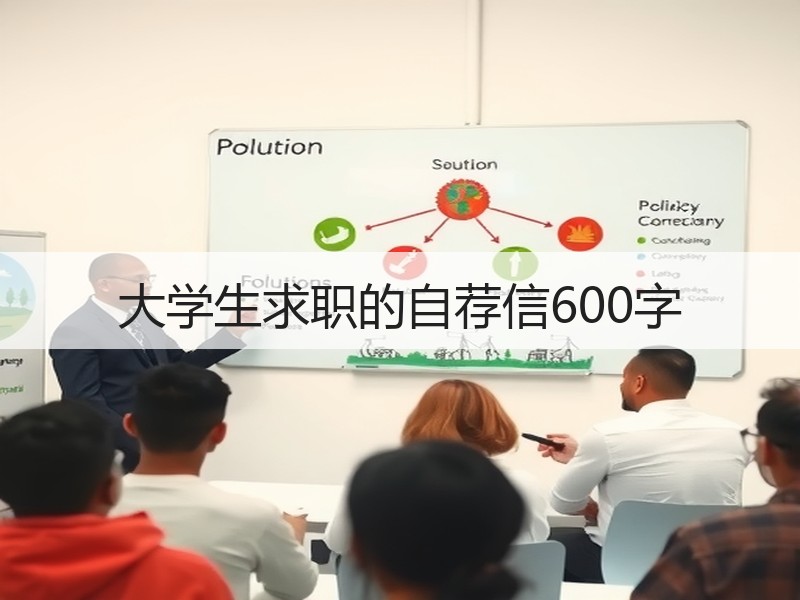 大学生求职的自荐信600字