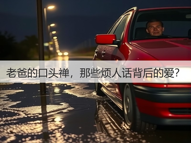 老爸的口头禅，那些烦人话背后的爱？