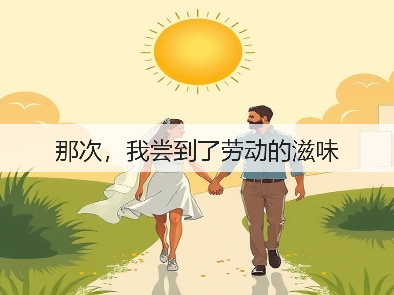 那次，我尝到了劳动的滋味