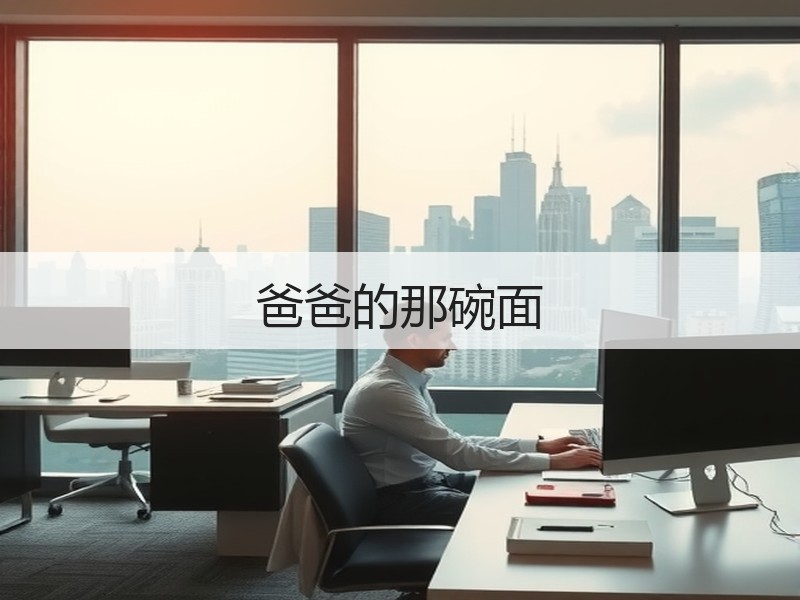 爸爸的那碗面