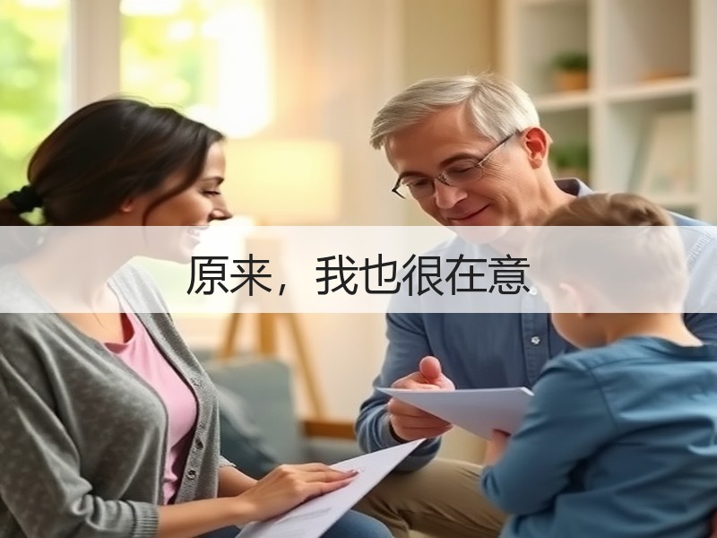 原来，我也很在意