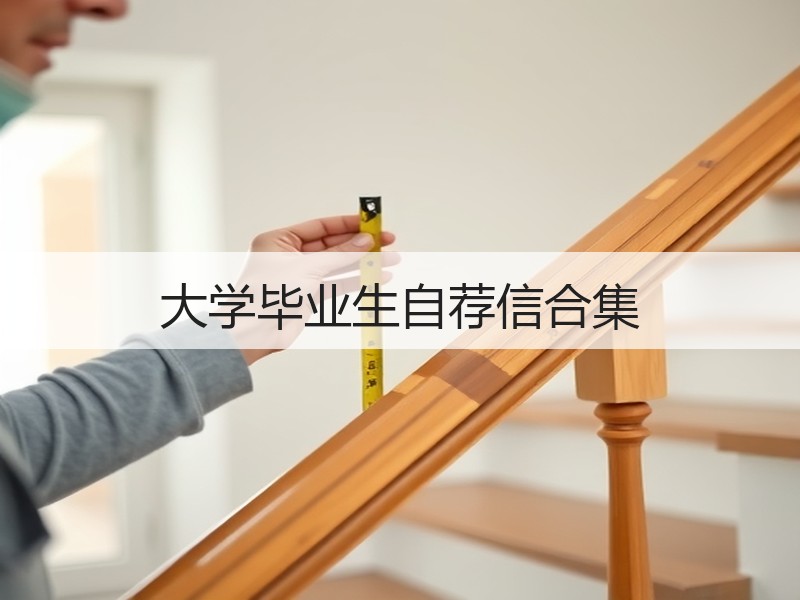 大学毕业生自荐信合集
