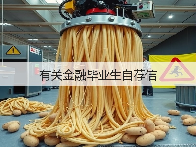 有关金融毕业生自荐信