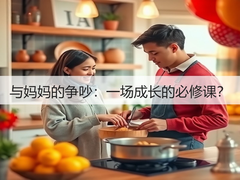 与妈妈的争吵：一场成长的必修课？