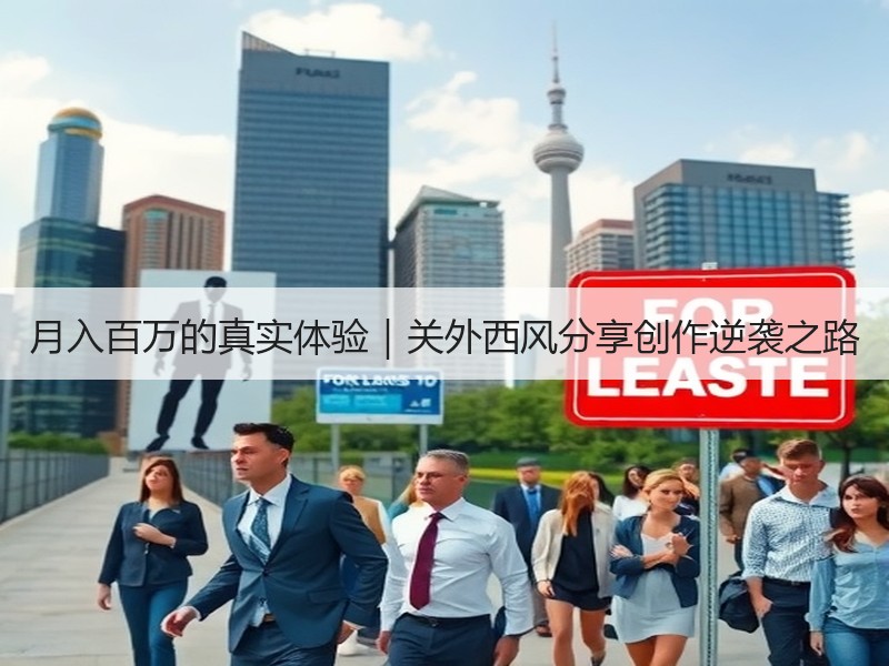 月入百万的真实体验｜关外西风分享创作逆袭