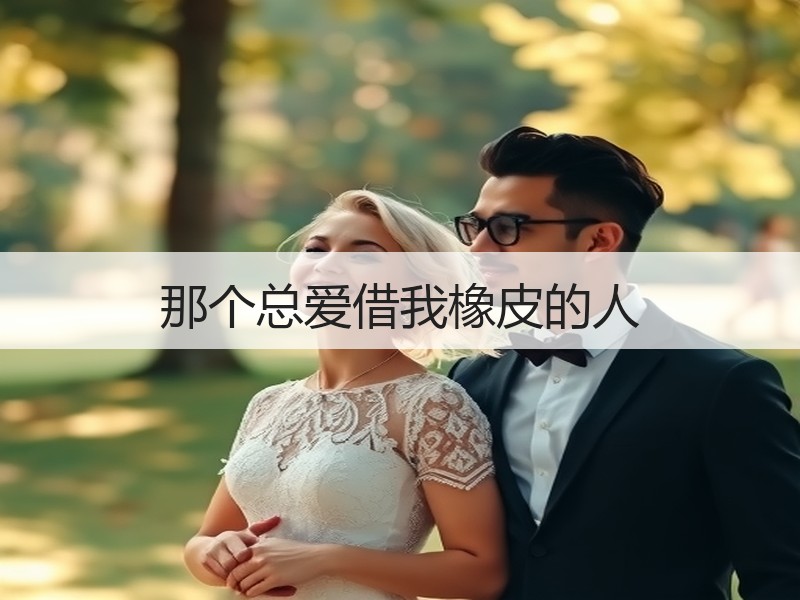 那个总爱借我橡皮的人