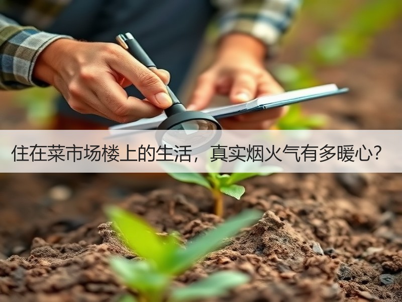 住在菜市场楼上的生活，真实烟火气有多暖心