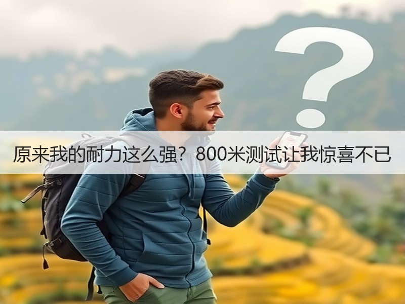 原来我的耐力这么强？800米测试让我惊喜