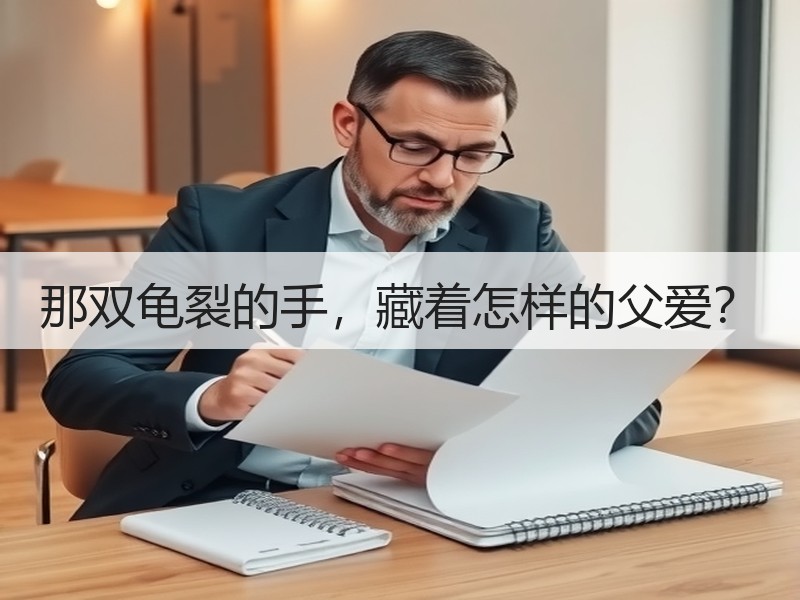 那双龟裂的手，藏着怎样的父爱？