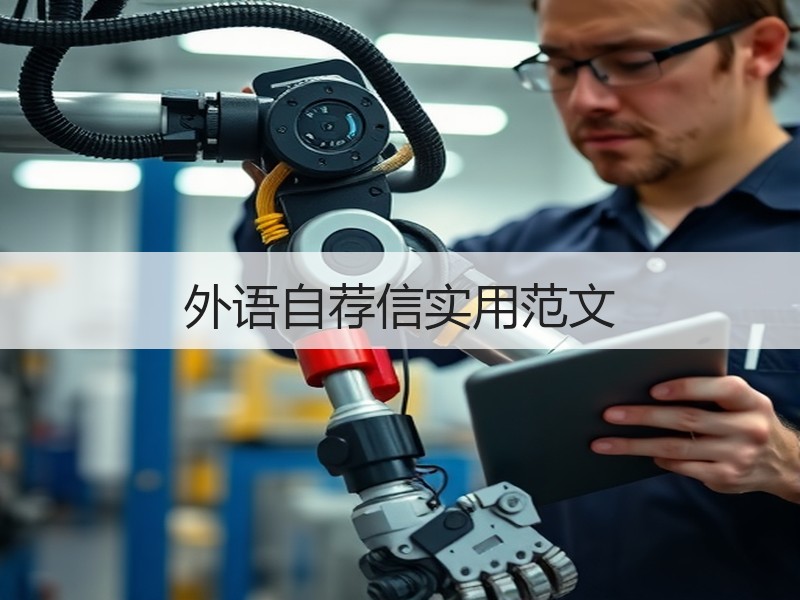 外语自荐信实用范文