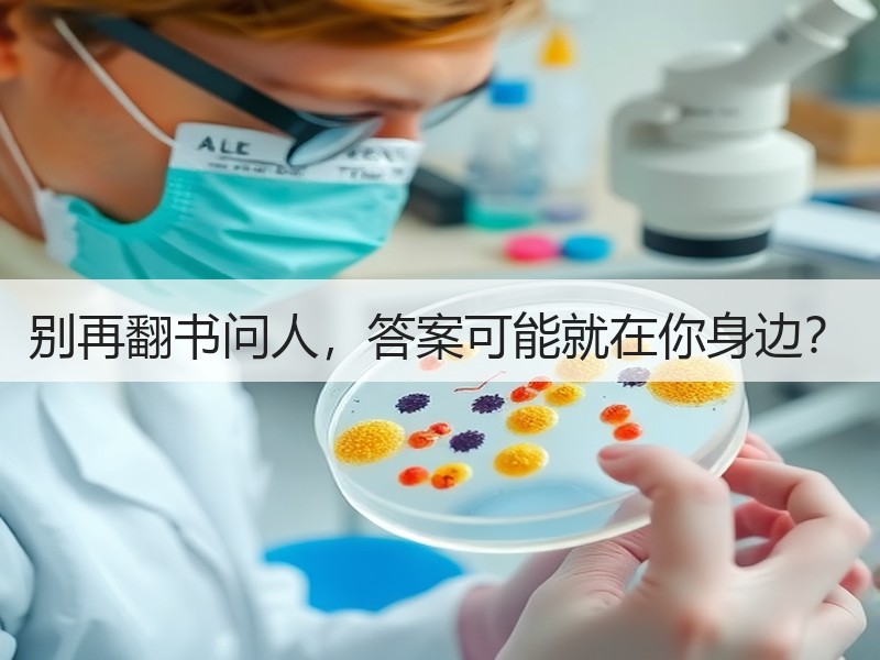别再翻书问人，答案可能就在你身边？