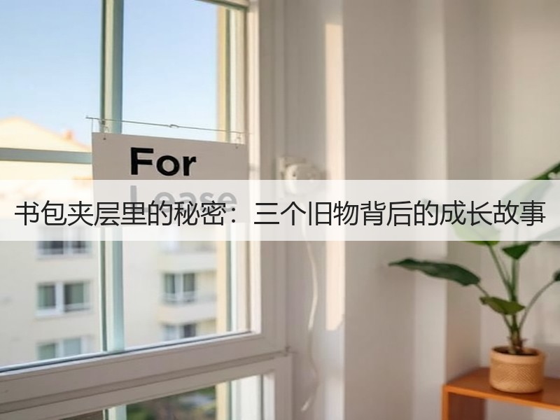 书包夹层里的秘密：三个旧物背后的成长故事