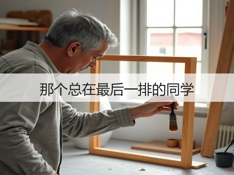 那个总在最后一排的同学