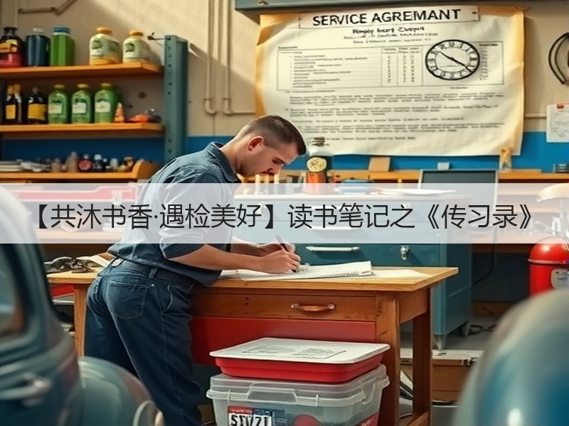 【共沐书香·遇检美好】读书笔记之《传习录