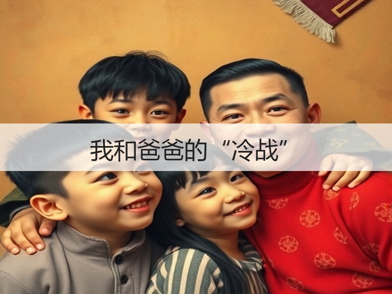 我和爸爸的“冷战”