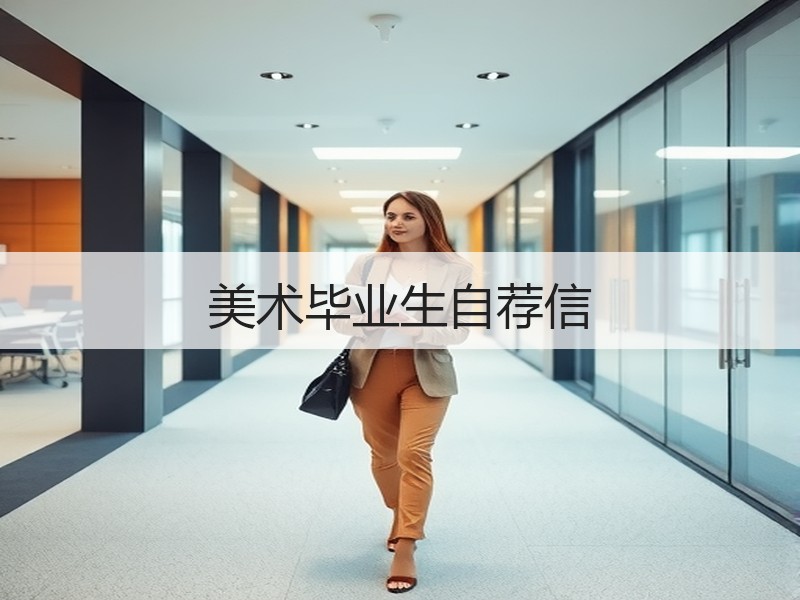 美术毕业生自荐信