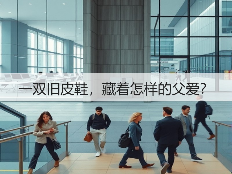 一双旧皮鞋，藏着怎样的父爱？