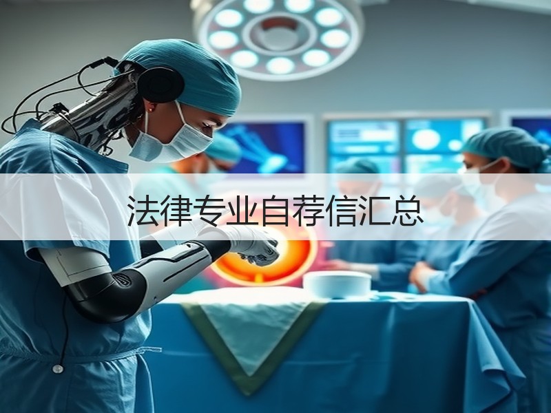 法律专业自荐信汇总