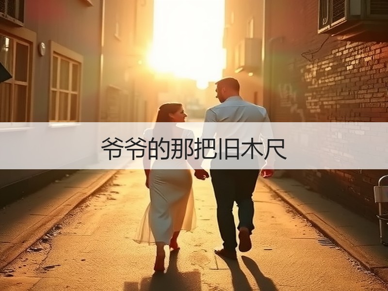 爷爷的那把旧木尺